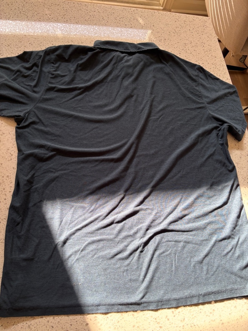 Vuori Men's Blue Short-Sleeve Polo - Picture 6 of 7